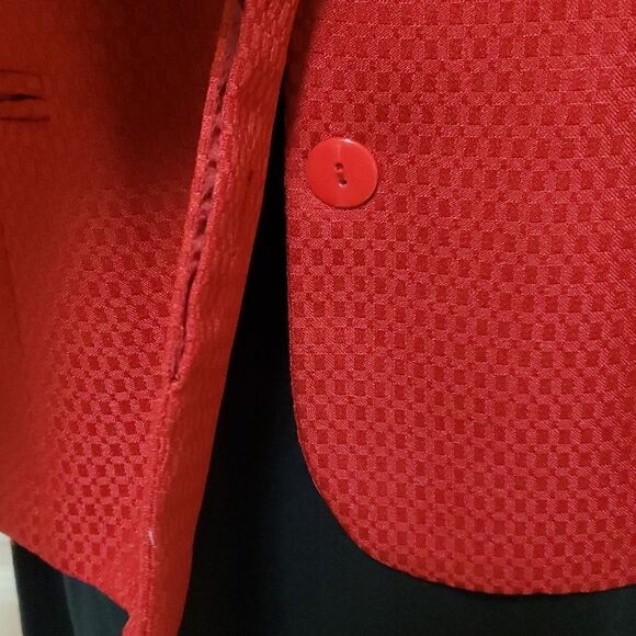 Red Jacket Vintage by Larry Levine sz 12 - Picture 5 of 11